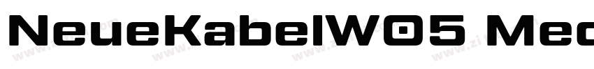 NeueKabelW05 Medium字体转换